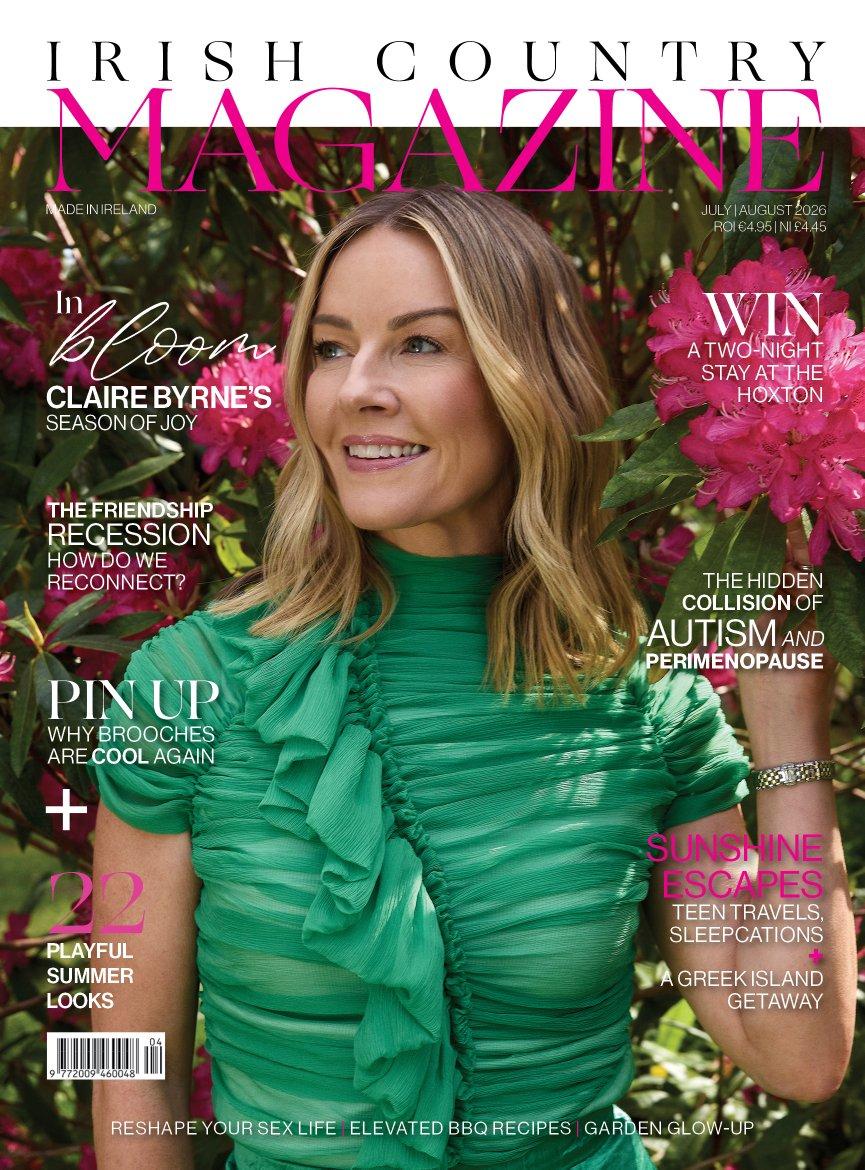 July Aug Irish Country Mag cover Claire Byrne